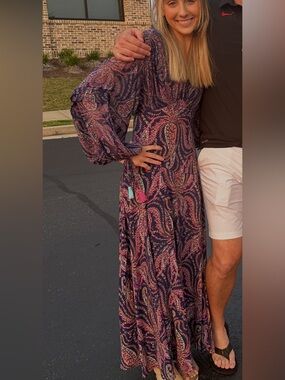 Free People Paisley Maxi Sundress